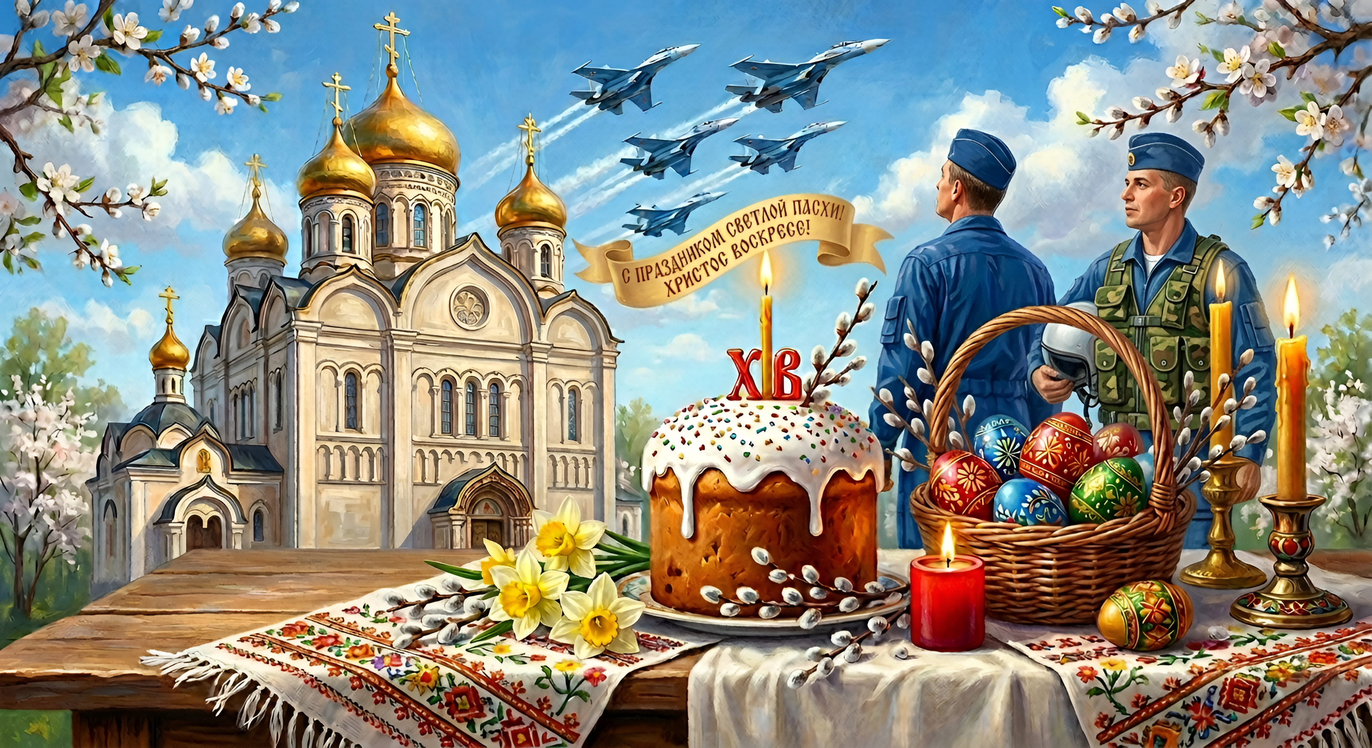 С ПРАЗДНИКОМ СВЕТЛОЙ ПАСХИ!