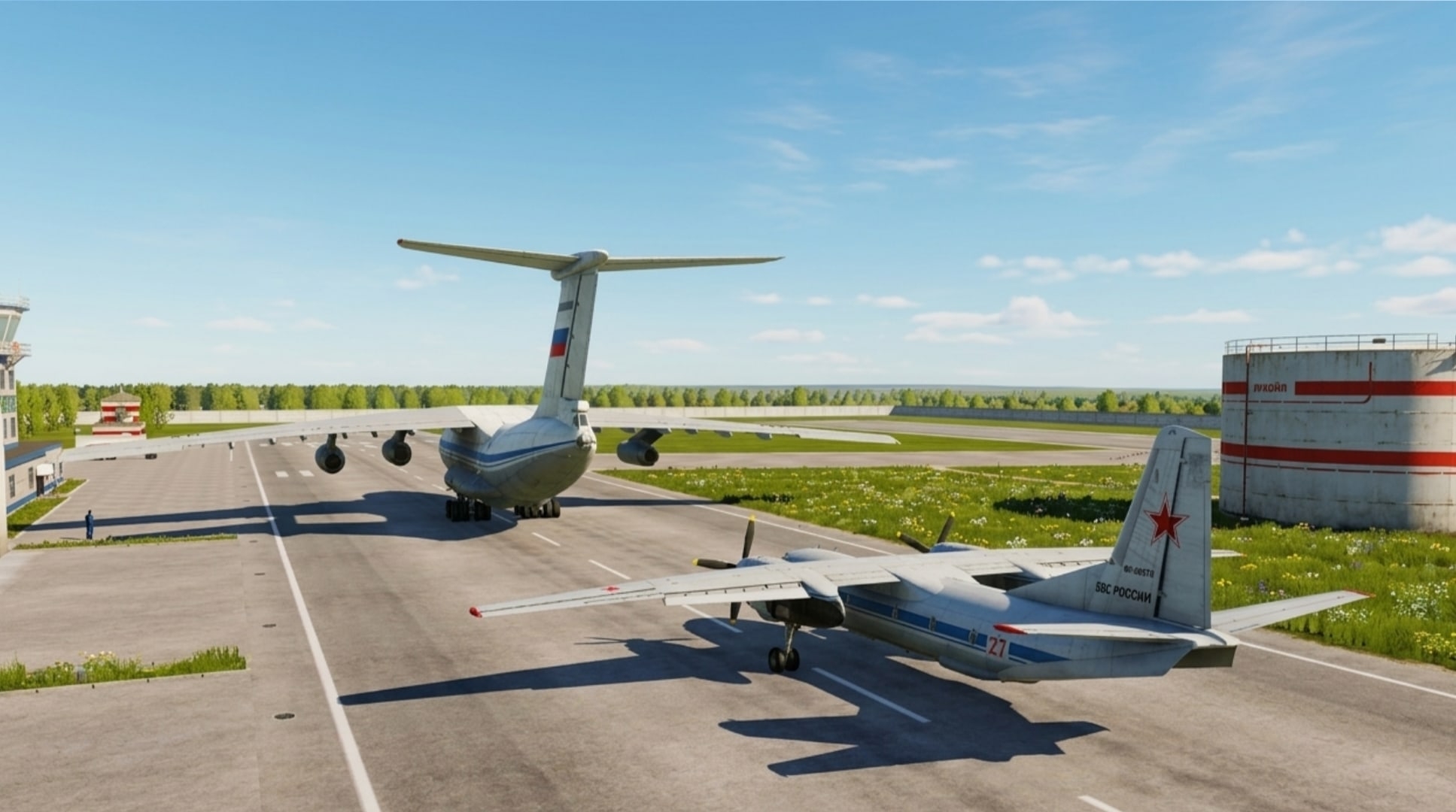 В 48-М ГВАРДЕЙСКОМ ПОЛКУ НА ВООРУЖЕНИЕ ПОСТУПИЛ САМОЛЁТ АН-26