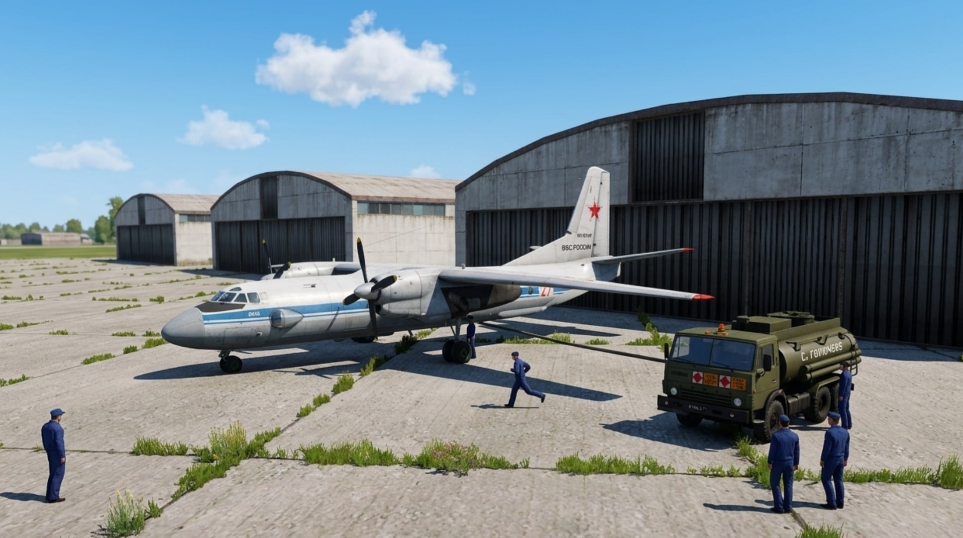 В 48-М ГВАРДЕЙСКОМ ПОЛКУ НА ВООРУЖЕНИЕ ПОСТУПИЛ САМОЛЁТ АН-26