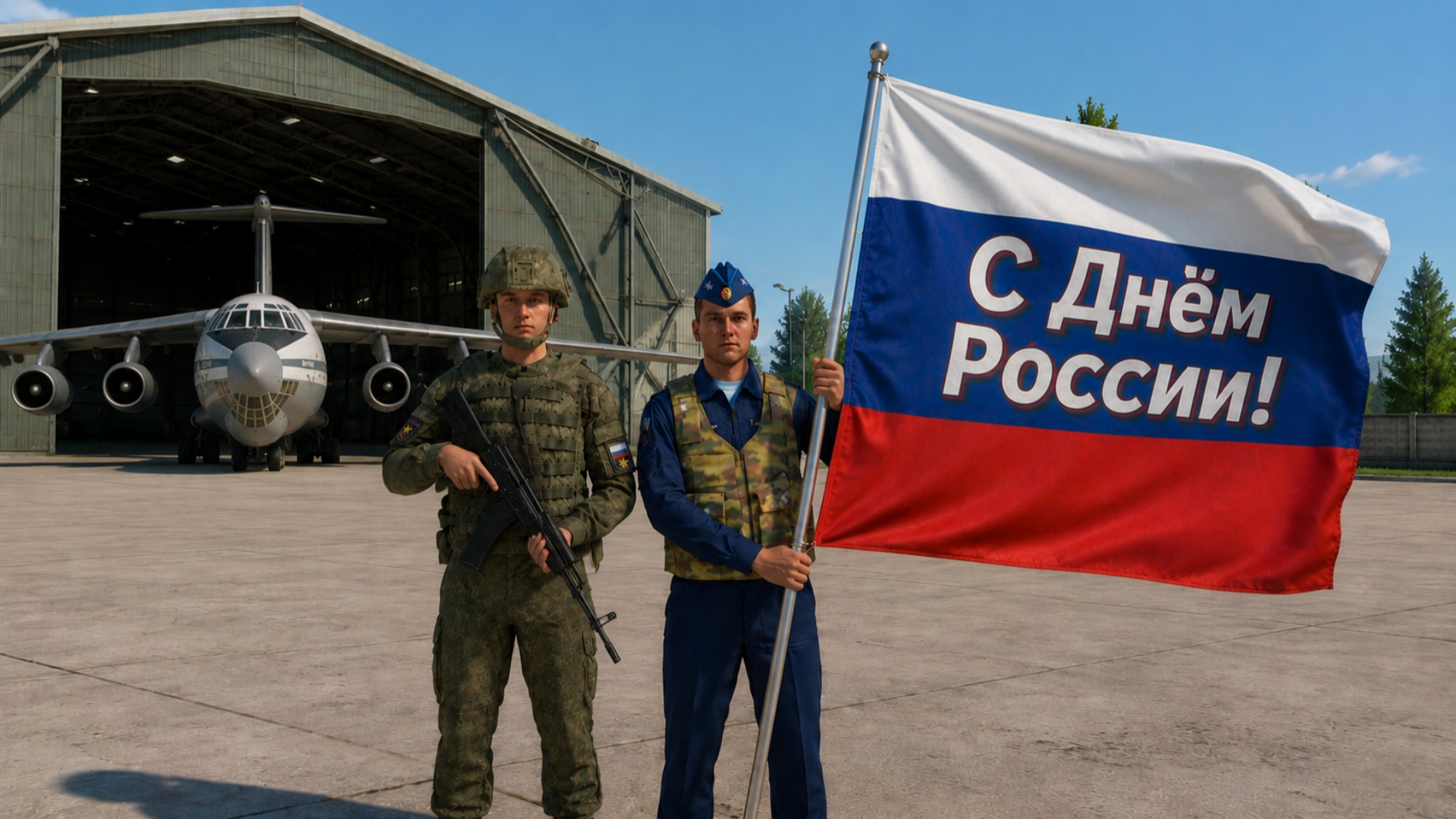 ПОЗДРАВЛЕНИЕ С ДНЁМ РОССИИ